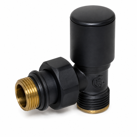 V140211EF9005O Кран відсікаючий кутовий BLACK MATTE &Oslash;1/2" х 24-19 FIRST V140211EF9005O фото